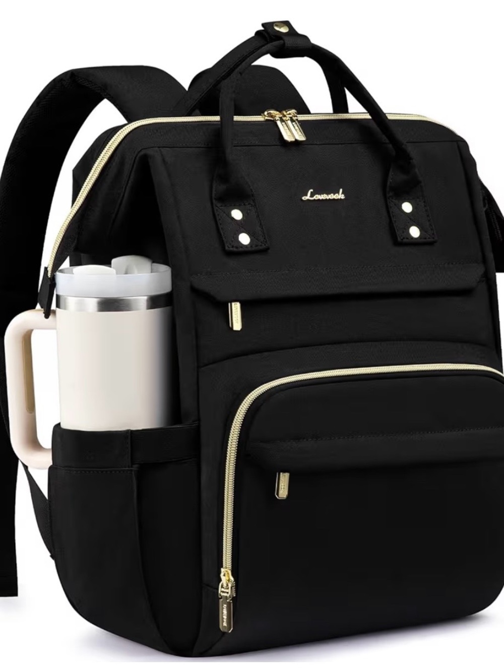 LOVEVOOK 17” Laptop Backpack w/ Giant Tumbler Holder Pocket ***NEW***